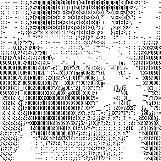 ASCII art generated from the photo