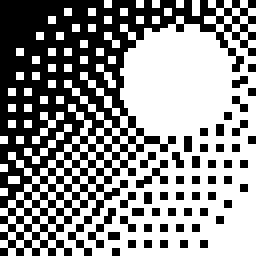 Clustered-dot halftone
