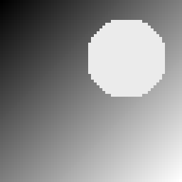 input grayscale image