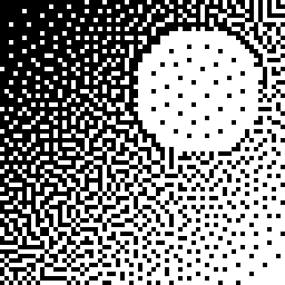 output halftone image